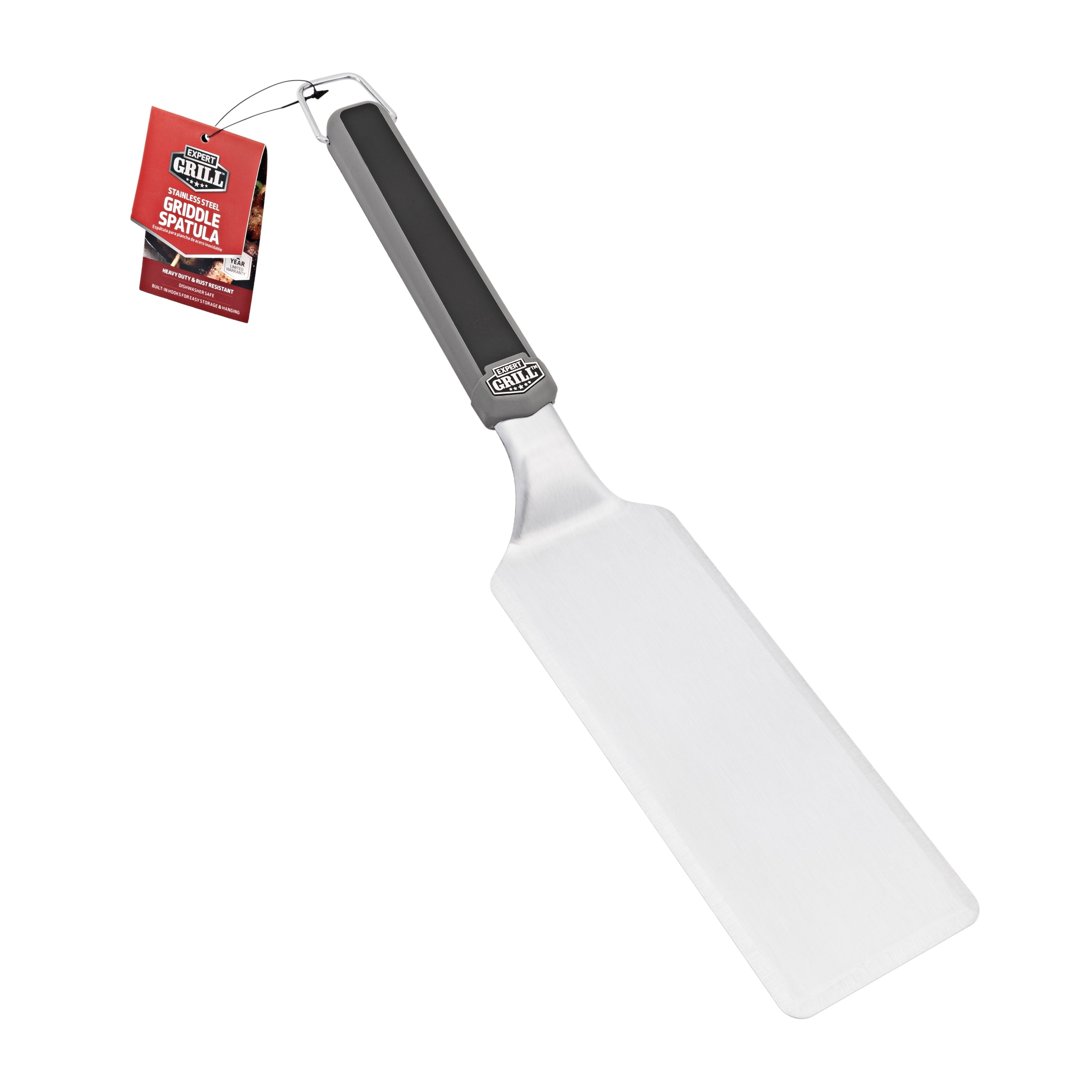 Expert Grill 15inch Stainless Steel Barbecue Spatula with Detachable Handle