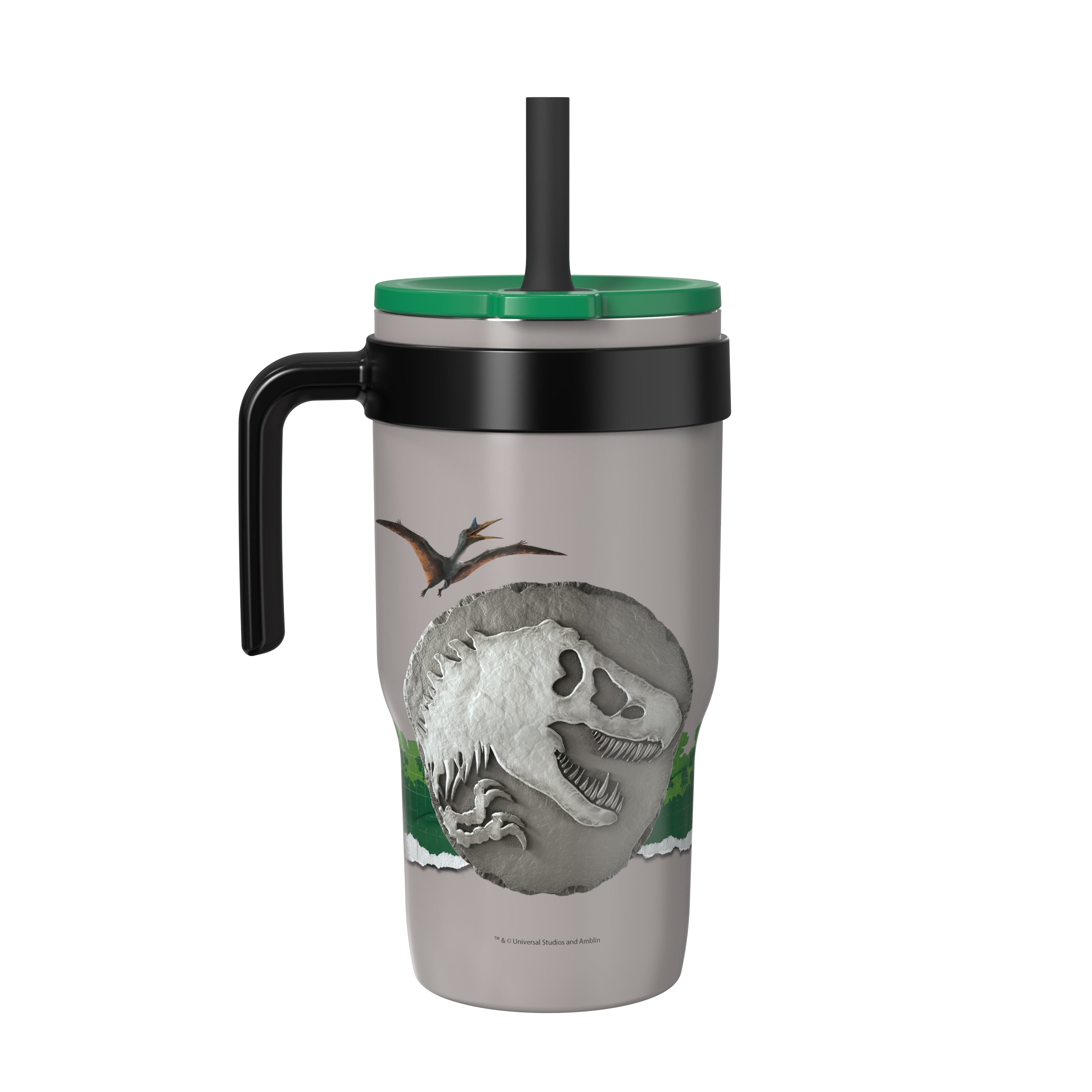 18oz Stitch Kids Straw Handle Tumbler