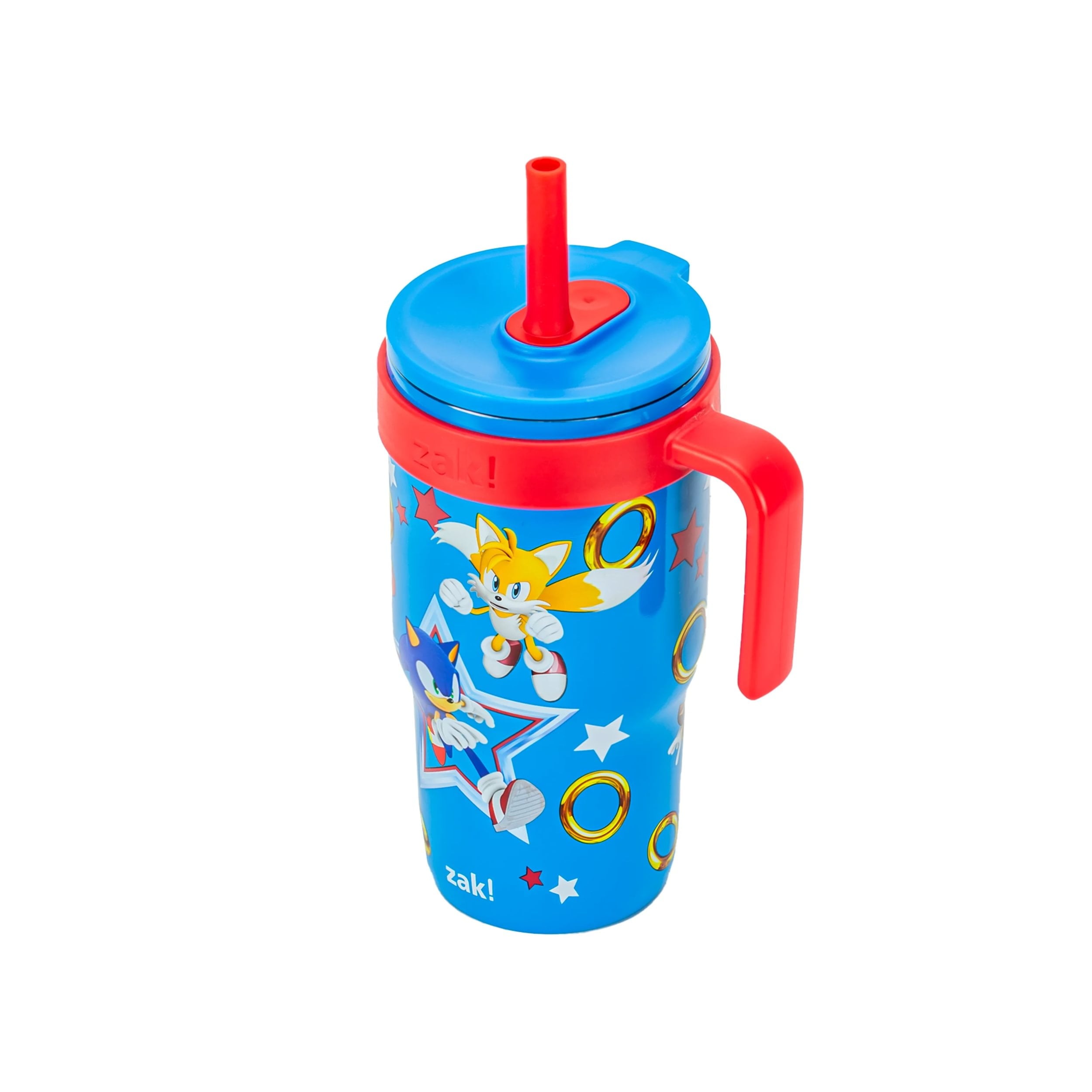18oz Stitch Kids Straw Handle Tumbler