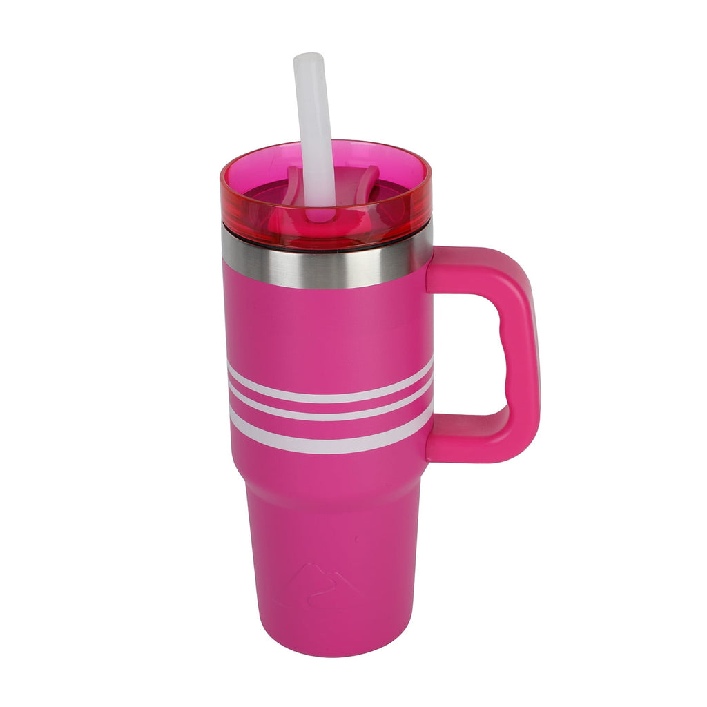 Ozark Trail 18 oz Stainless Steel Insulated Tumbler with Handle, Black