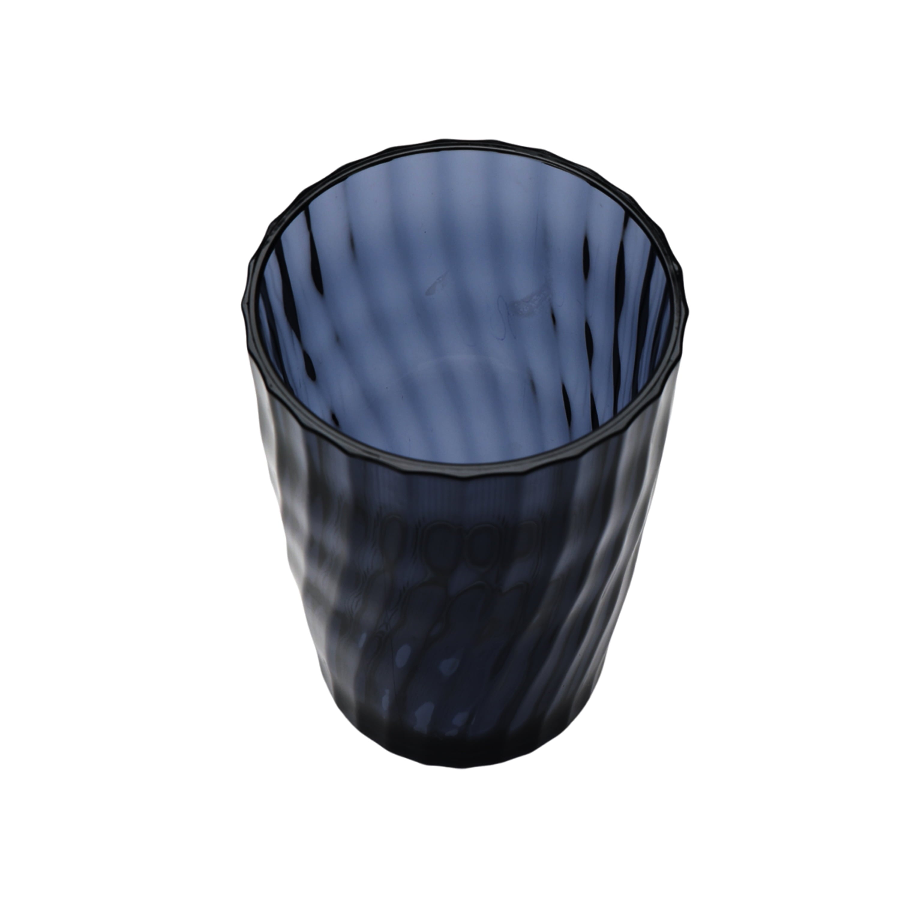 20-Ounce Acrylic Tall Embossed Swirl Tumbler, Blue