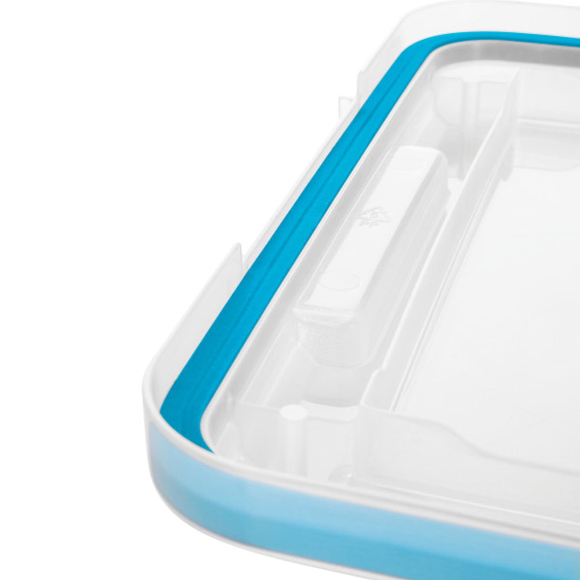 7.5 Quart Clear Plastic Storage Box with Latching Lids, (6 Pack)