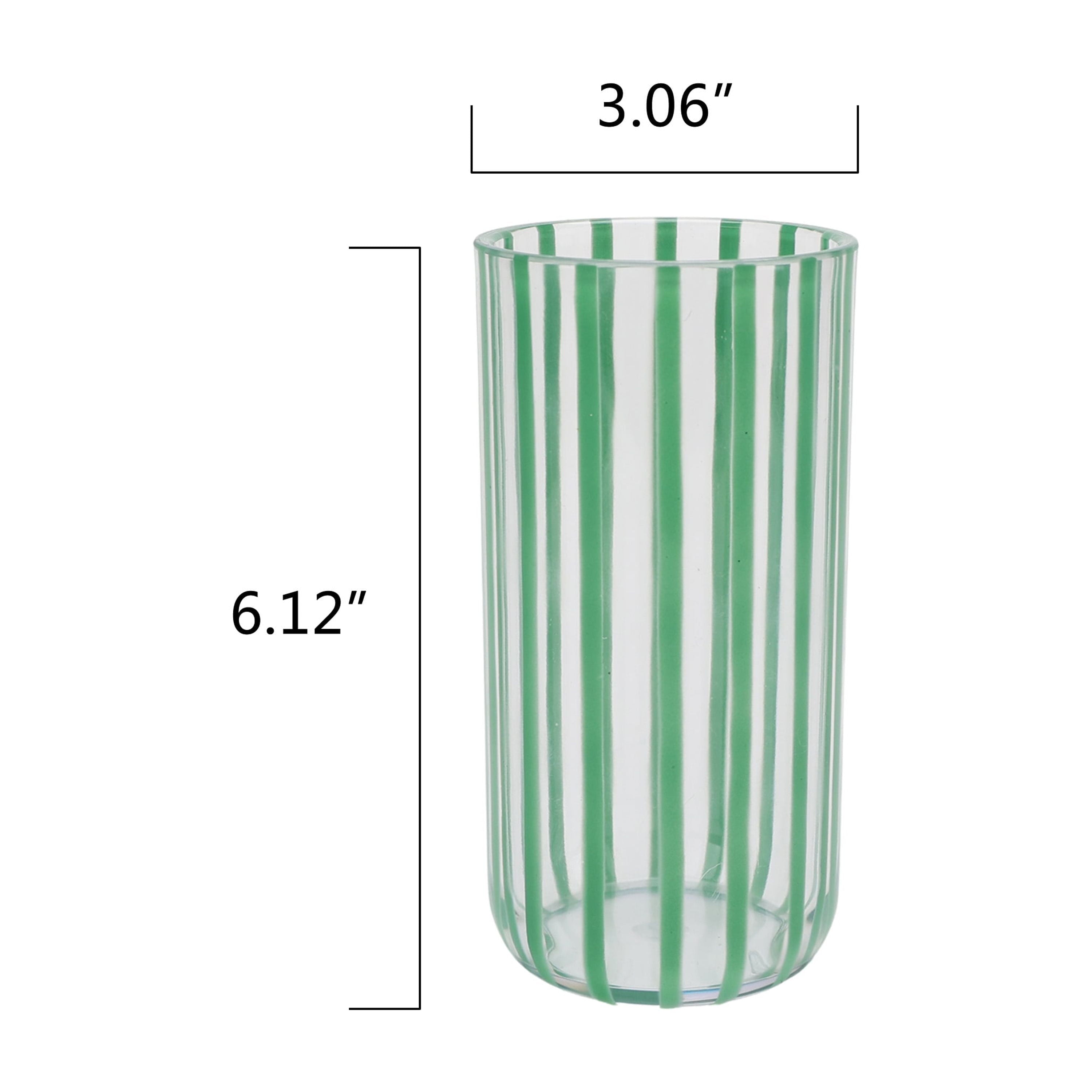 by Becky G. &amp; Alejandra 18-Ounce Tall Acrylic Stripe Line Tumbler, Blue