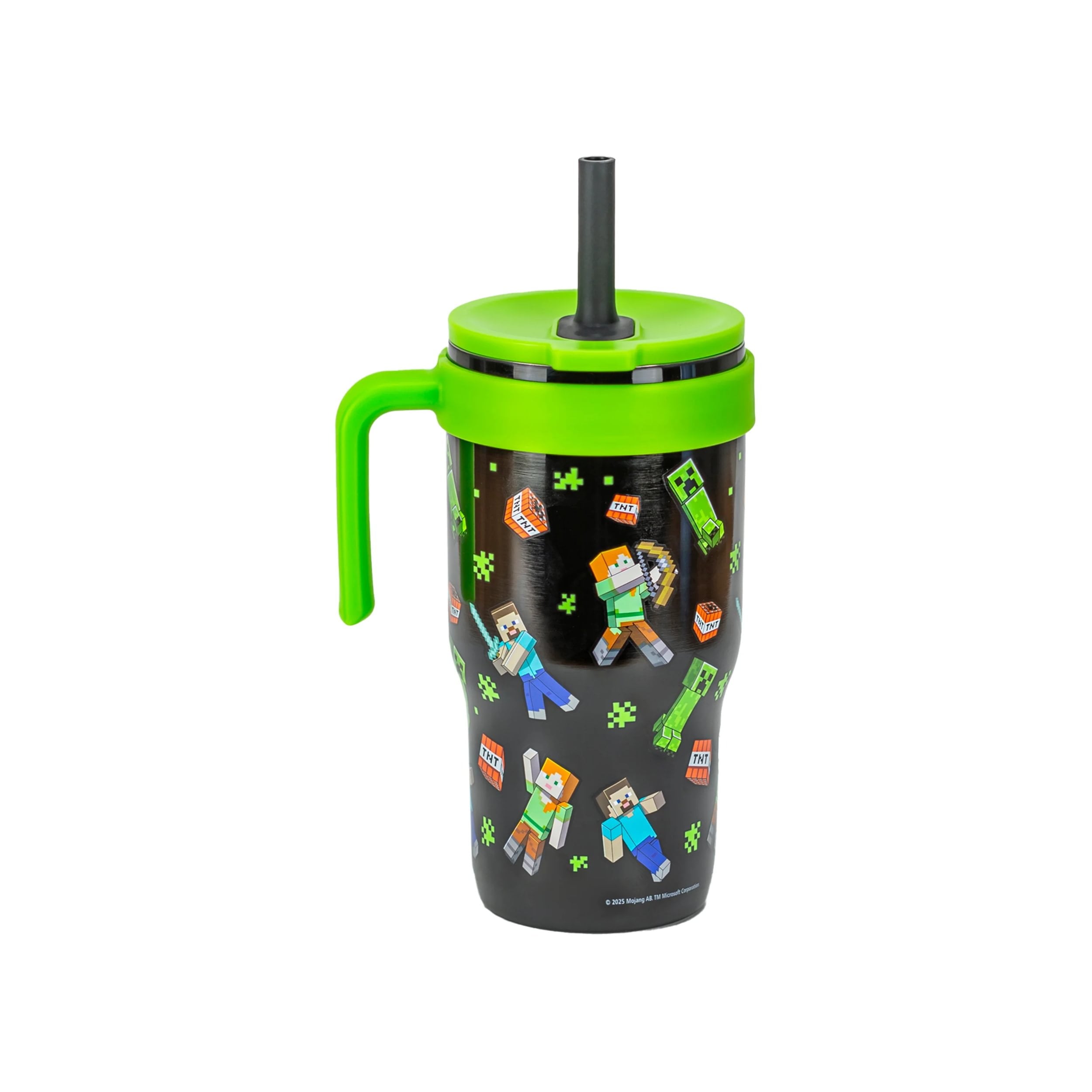 18oz Stitch Kids Straw Handle Tumbler