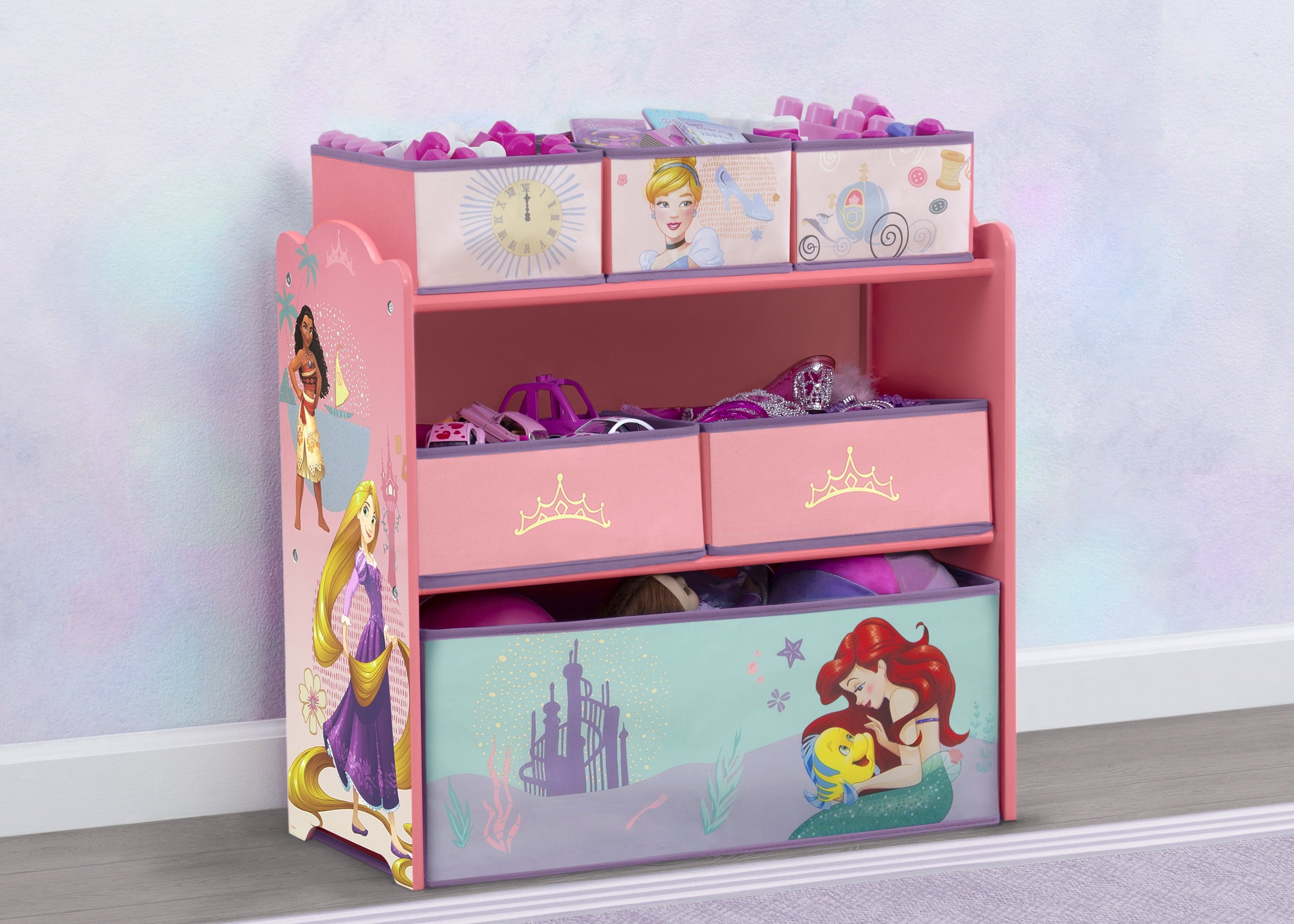 Design and Store 6 Bin Toy Storage Organizer by