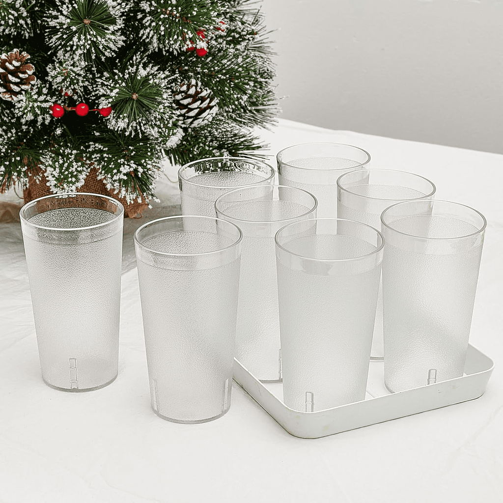 12oz Unbreakable Drinking Glasses Set of 12, for Gifts, , , Drinkware Cups Water Tumbler