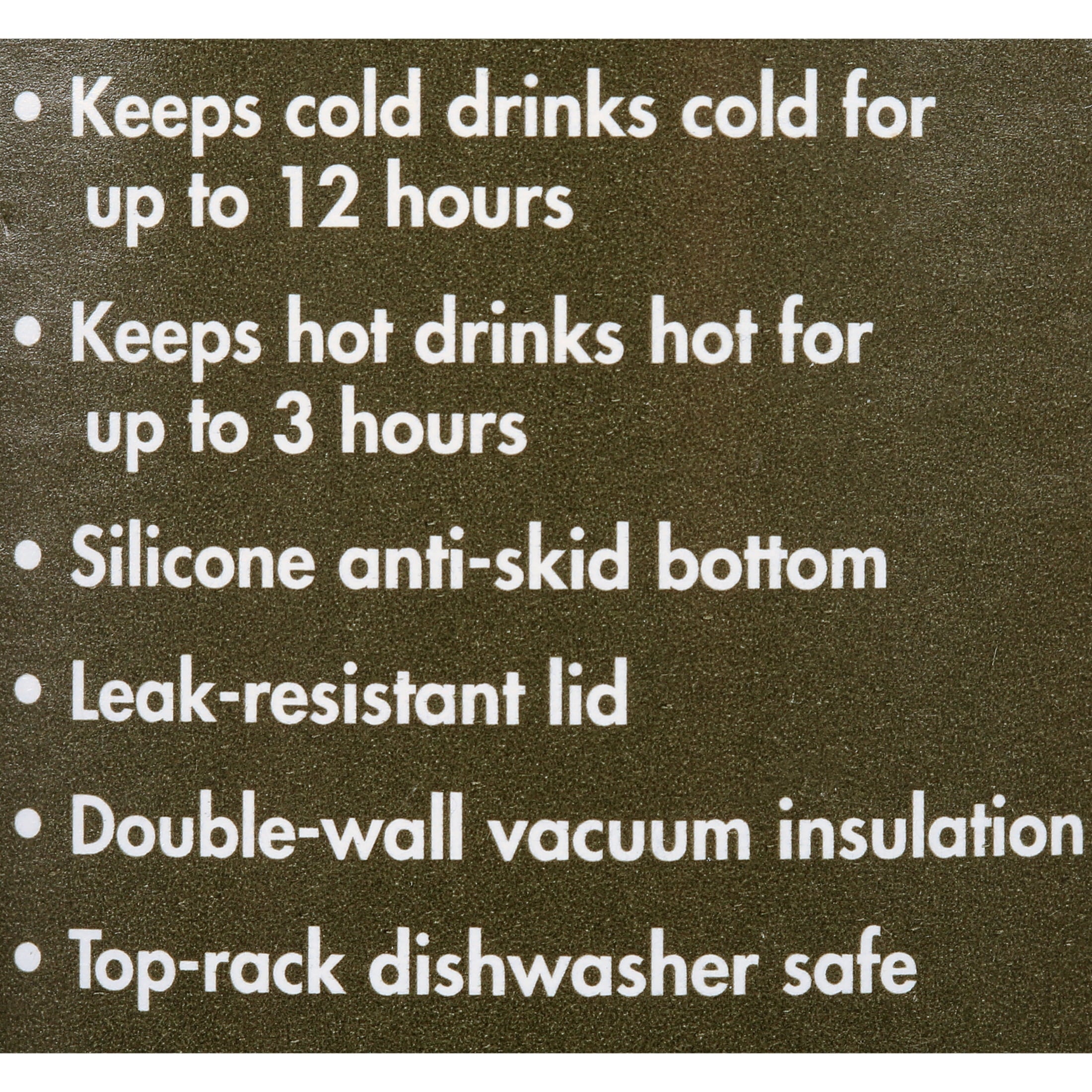 Ozark Trail 18 oz Stainless Steel Insulated Tumbler with Handle, Black