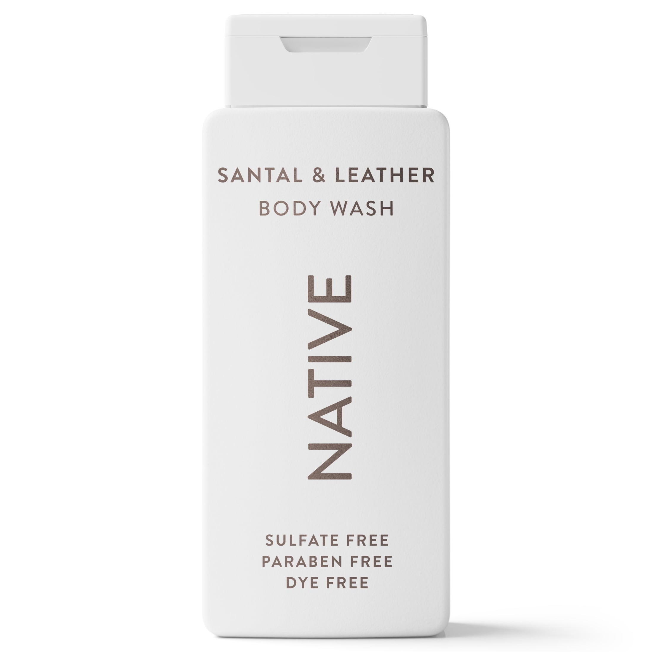 Body Wash, Santal &amp; Leather, Sulfate Free, Naturally Derived Ingredients, 24hr Freshness, for Women &amp; Men, 18 fl oz