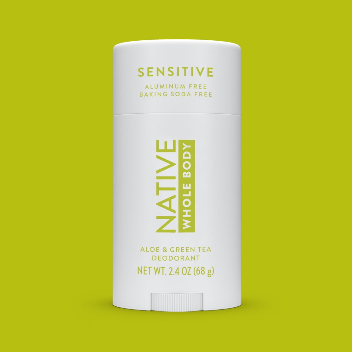 Deodorant, Aluminum Free, Aloe &amp; Green Tea Sensitive Whole Body Deodorant 2.4 oz