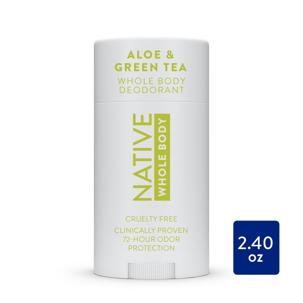 Deodorant, Aluminum Free, Aloe &amp; Green Tea Sensitive Whole Body Deodorant 2.4 oz