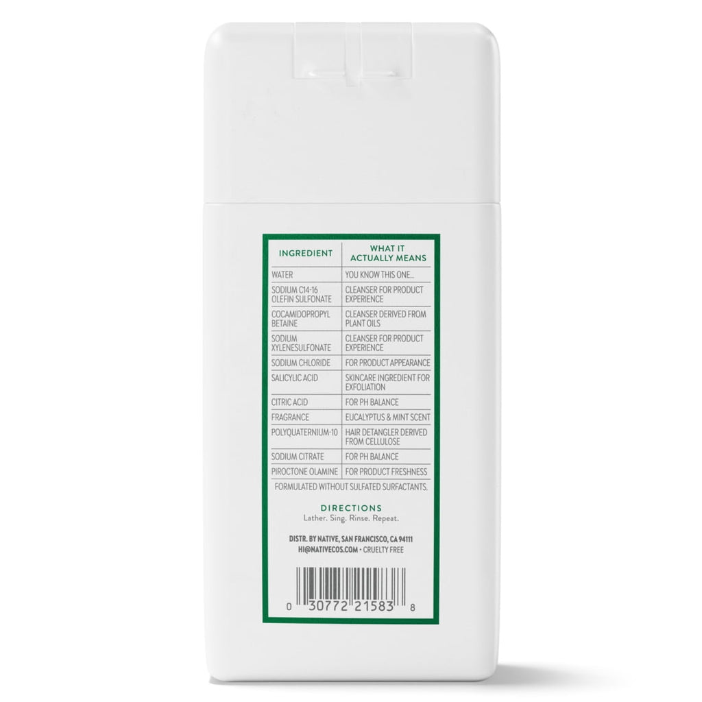 Eucalyptus &amp; Mint 2 in 1 Shampoo &amp; Conditioner 3.0 fl oz
