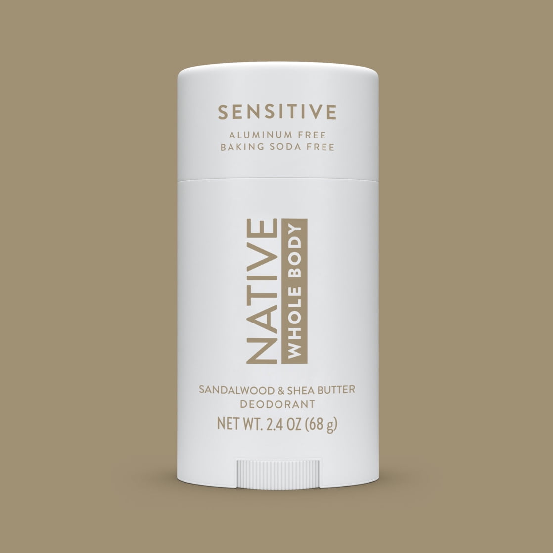 Sandalwood &amp; Shea Butter, Sensitive Whole Body Deodorant, 2.4 oz