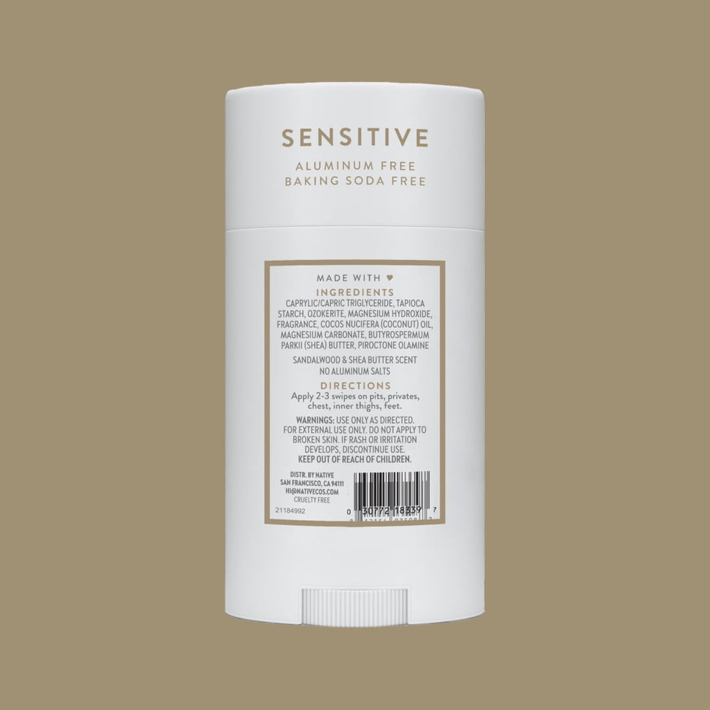 Sandalwood &amp; Shea Butter, Sensitive Whole Body Deodorant, 2.4 oz