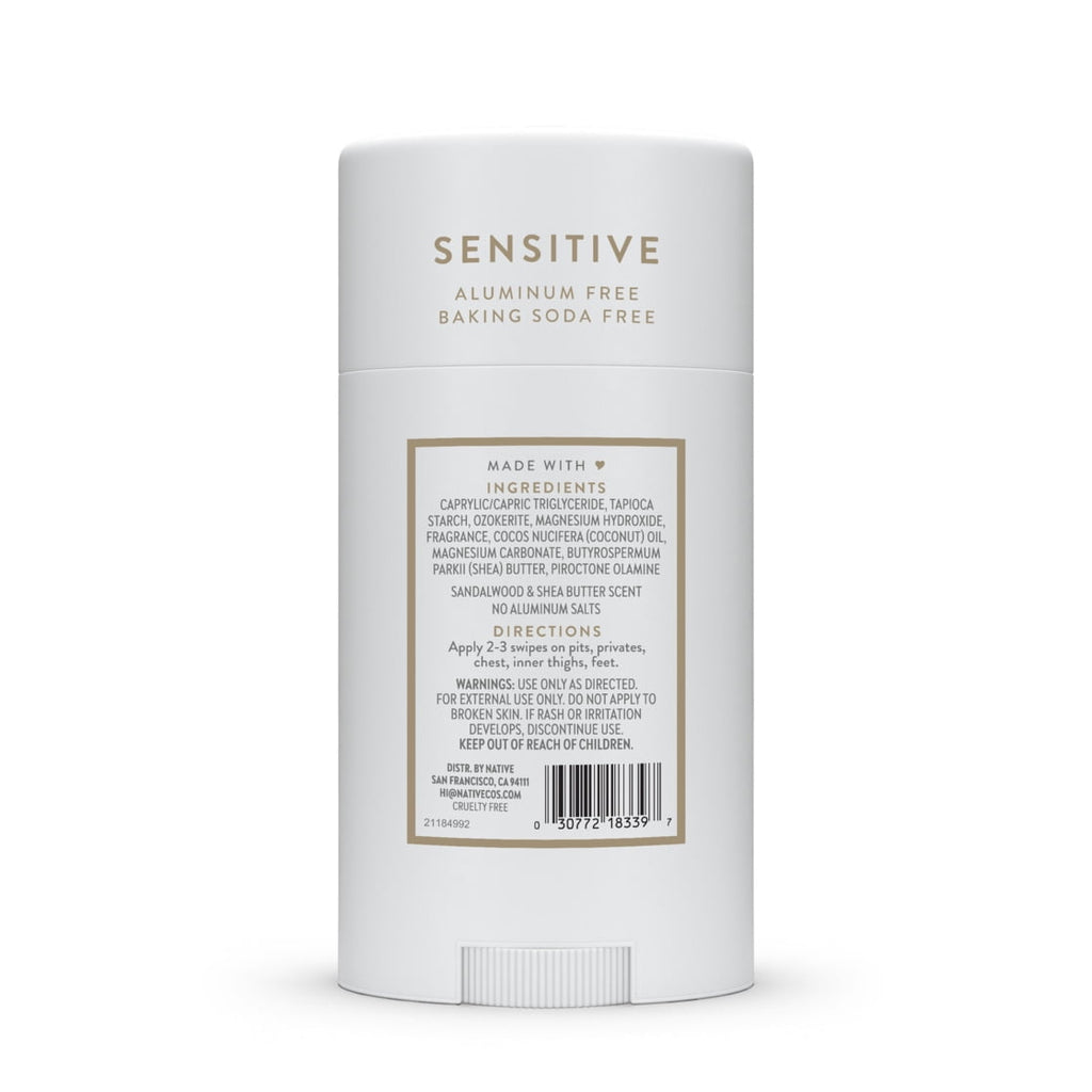 Sandalwood &amp; Shea Butter, Sensitive Whole Body Deodorant, 2.4 oz