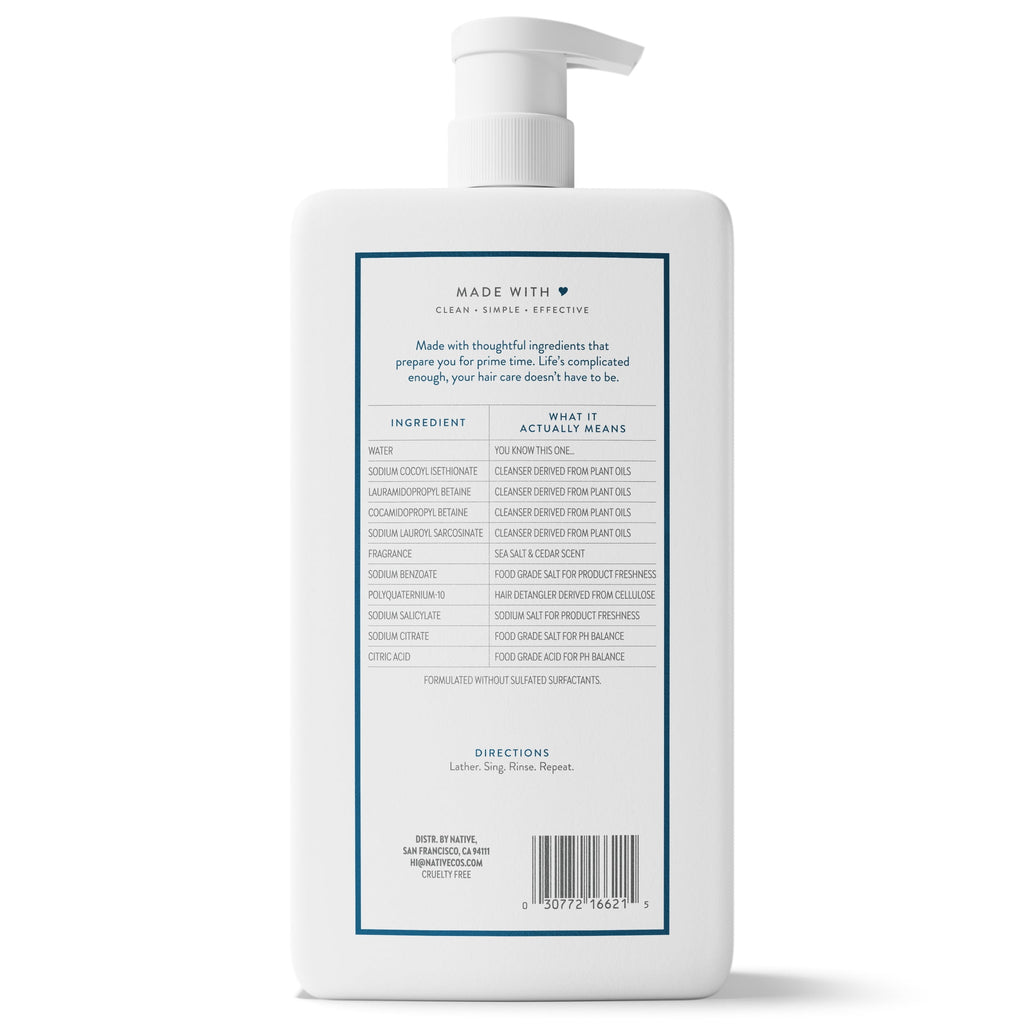 Full and Thick 2-in-1 Shampoo and Conditioner Sea Salt and Cedar 36 fl oz