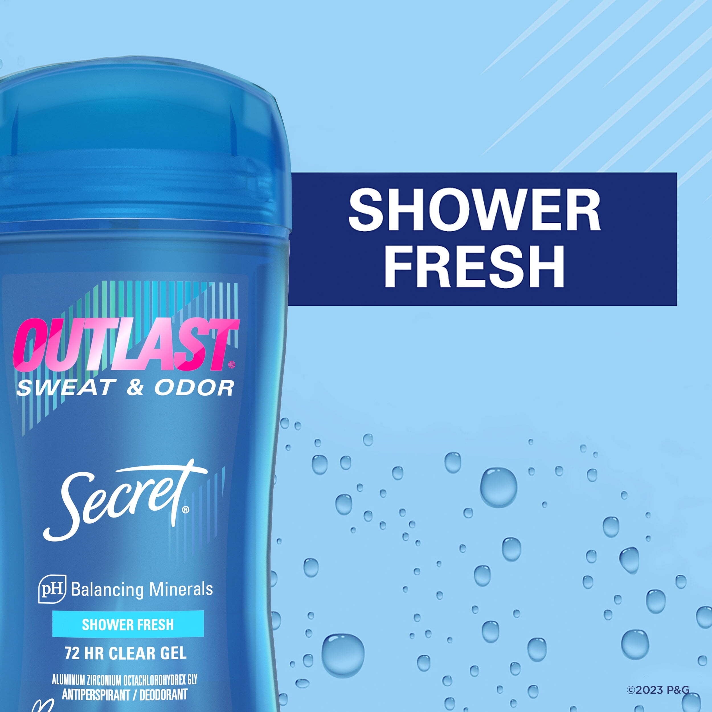 Outlast Invisible Solid Antiperspirant Deodorant, Completely Clean, 2.6 oz Twin Pack