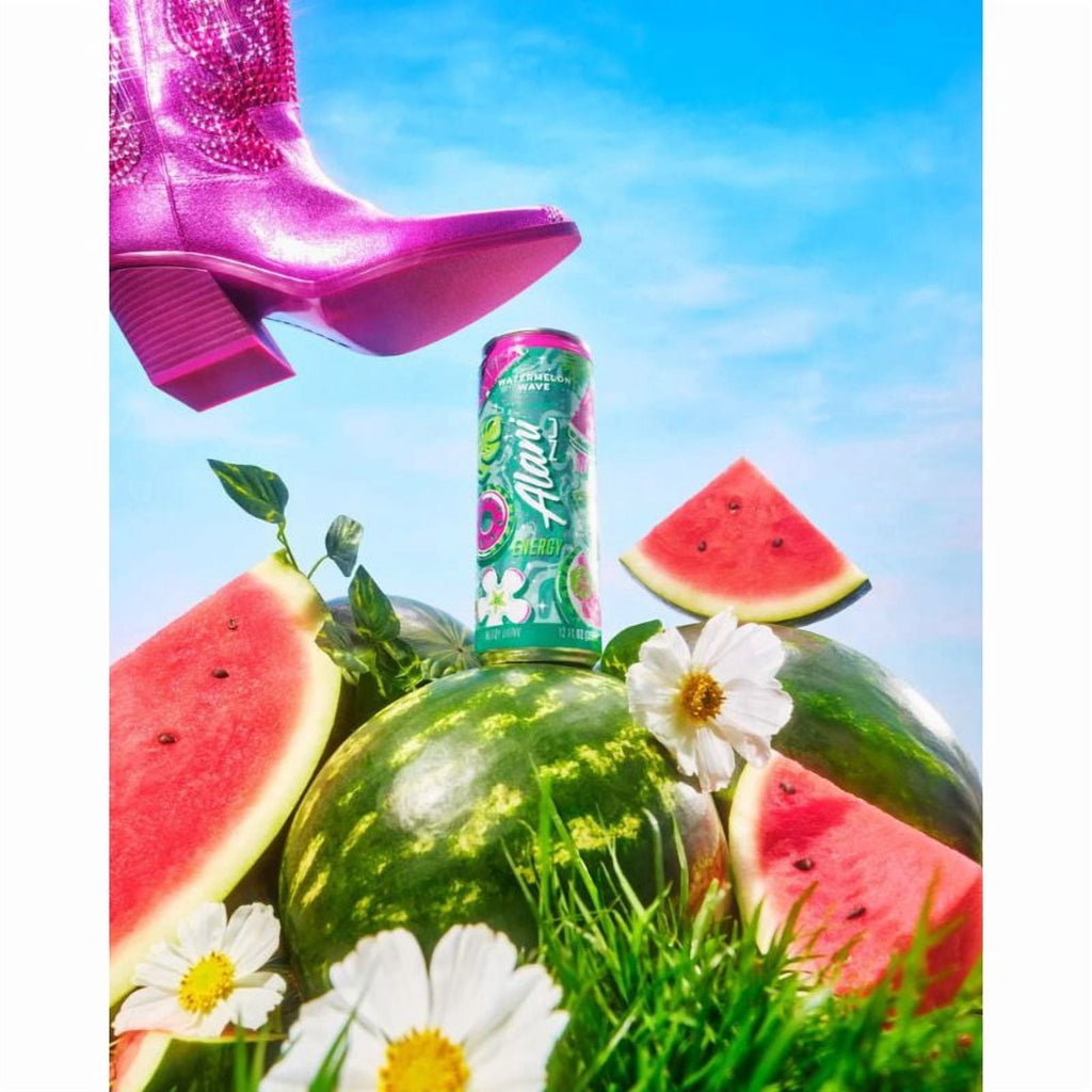 New Alani Nu Energy Drink Watermelon Wave 12 Fl oz (6 Pack)