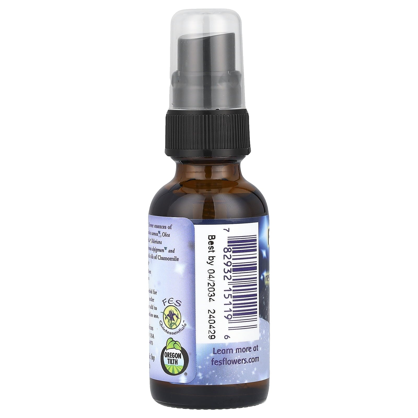 Flower Essence Services Flora-Sleep, Flower Essence &amp; Essential Oil, 1 oz (30 ml)