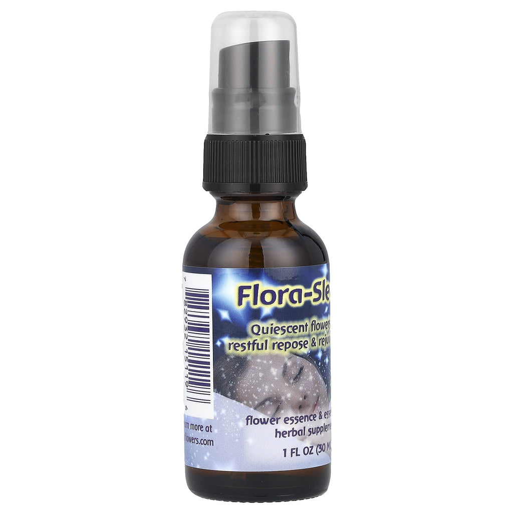 Flower Essence Services Flora-Sleep, Flower Essence &amp; Essential Oil, 1 oz (30 ml)
