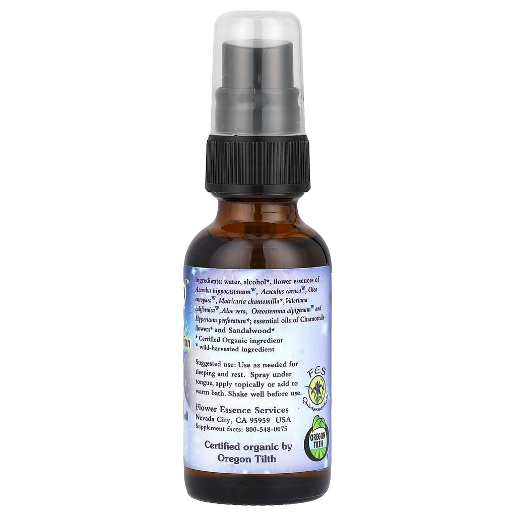 Flower Essence Services Flora-Sleep, Flower Essence &amp; Essential Oil, 1 oz (30 ml)