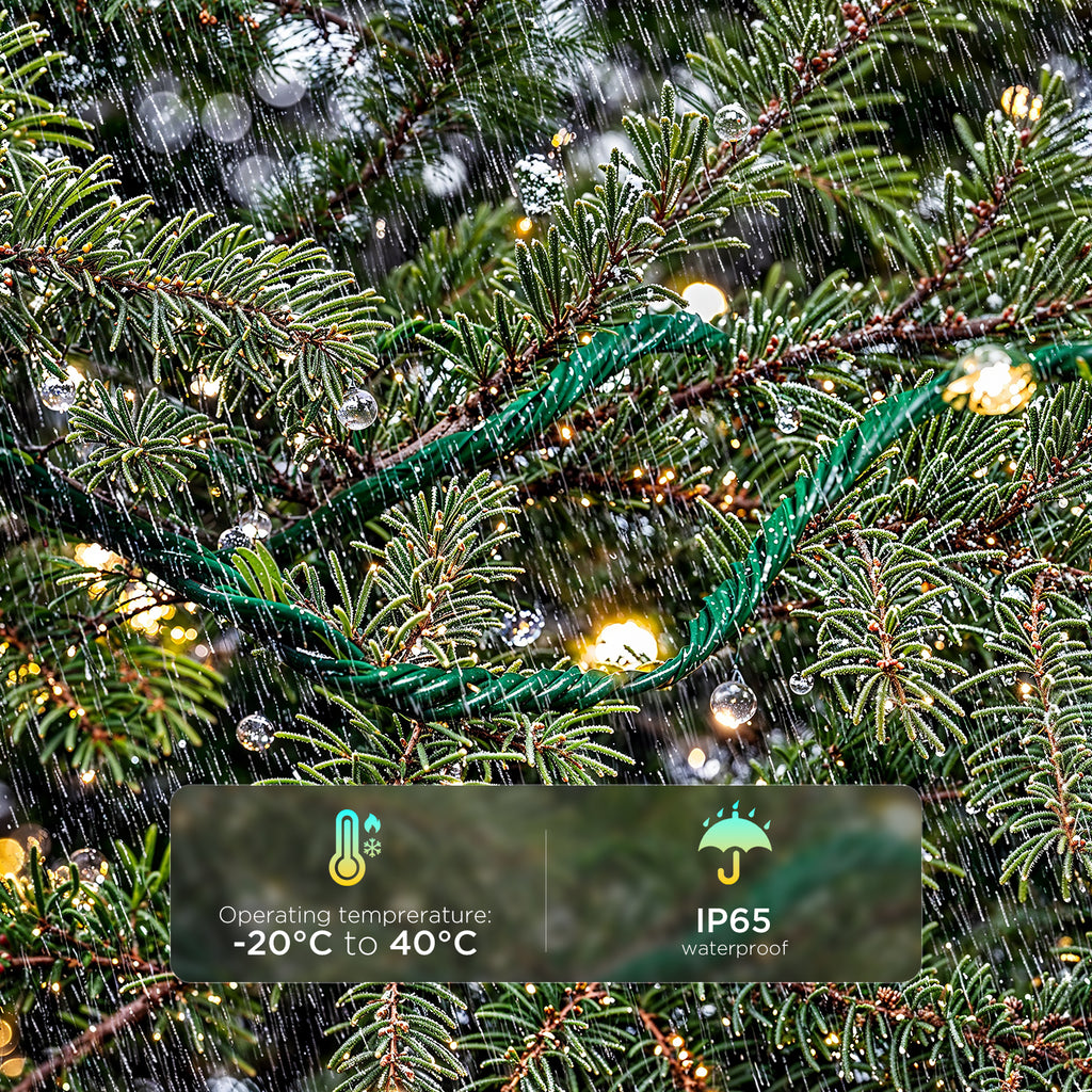 Christmas String Lights 2S, 65.6FT 200LEDs Christmas Lights for Holiday Decor, Smart Indoor Outdoor String Lights with 130+ Scene Modes