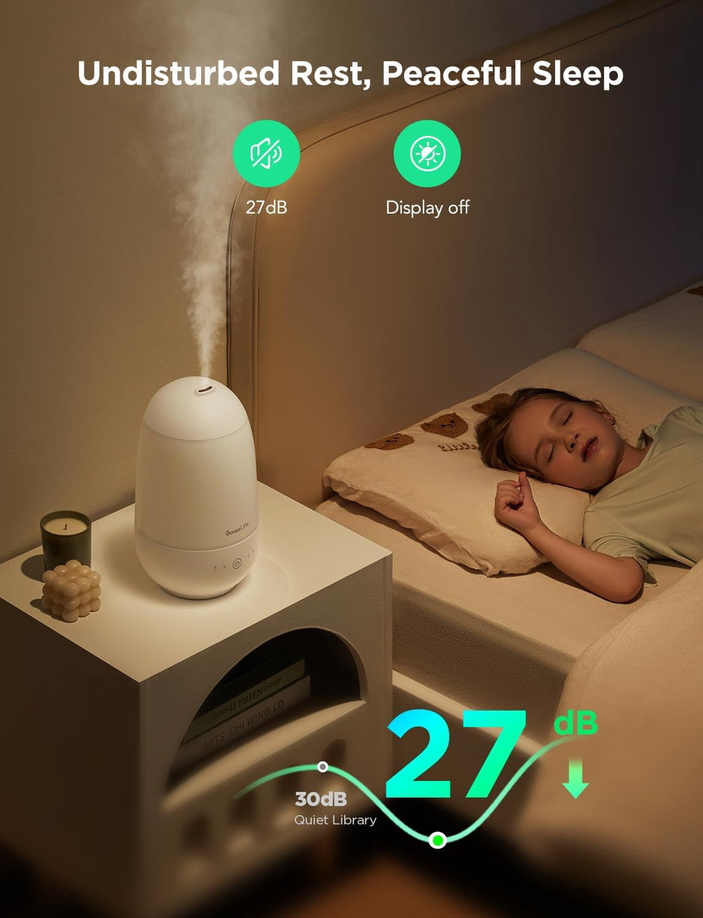 Mini Humidifier for Baby Nursery