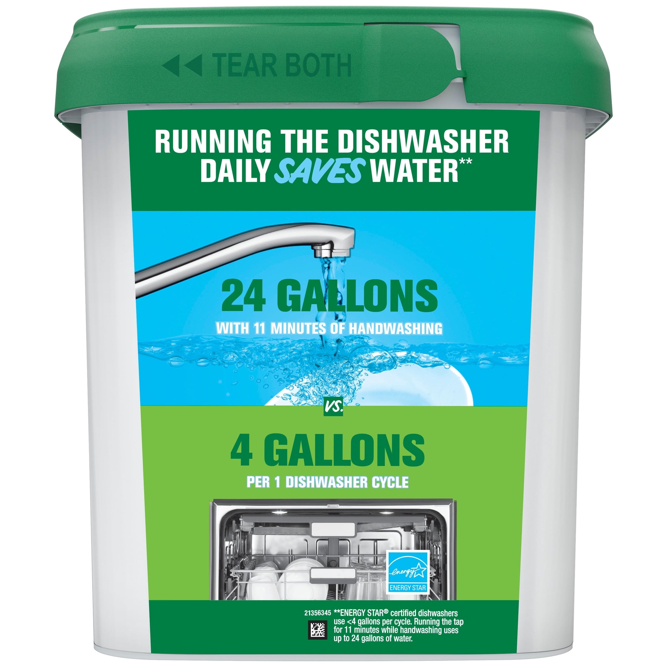 Free &amp; Clear Dishwasher Pods, Dish Detergent Soap, Unscented, 47 Count