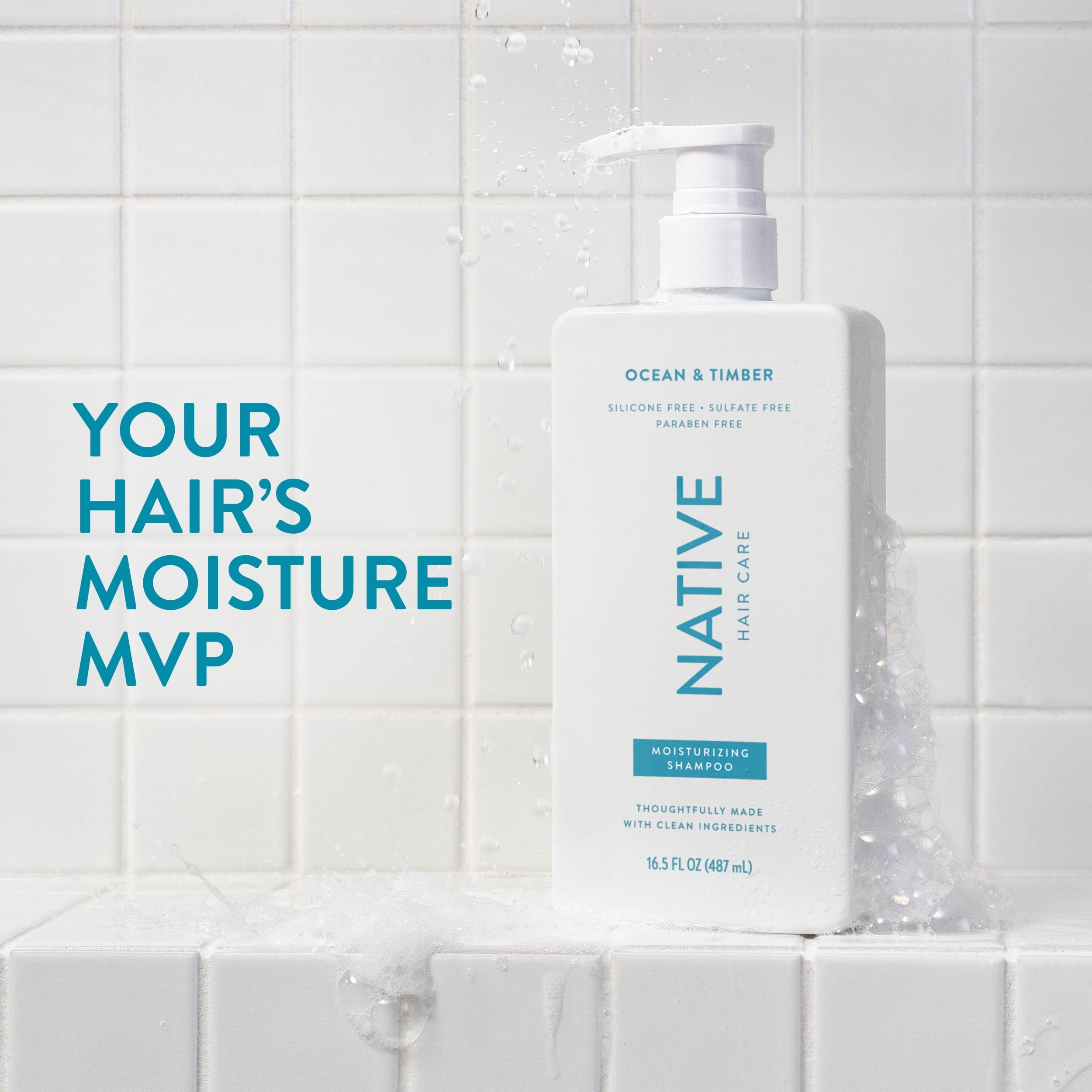 Moisturizing Shampoo Ocean and Timber 16.5 fl oz