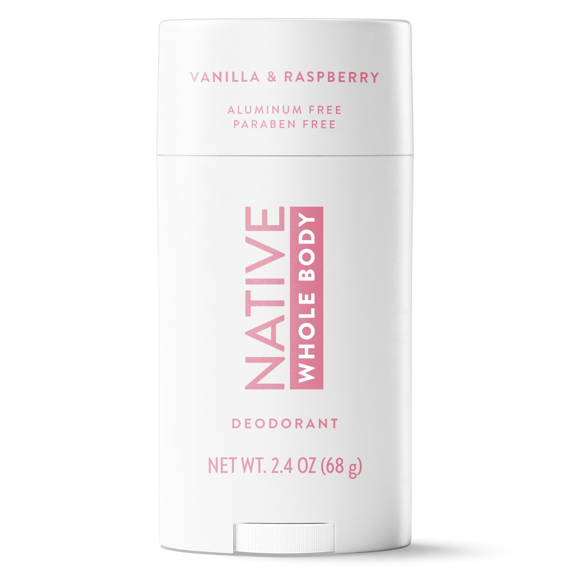 Aluminum Free Sensitive Whole-Body Deodorant Stick, Vanilla &amp; Raspberry Scent 2.4 oz
