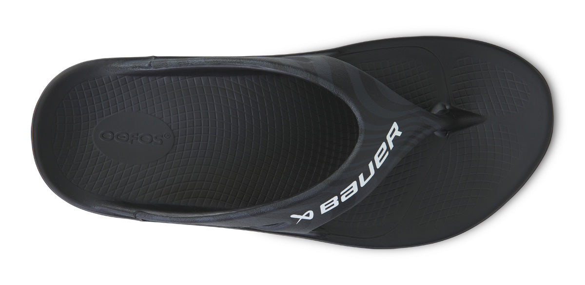 BAUER/OOFOS Women’s OOriginal Sport Sandal ?C Black Asphalt