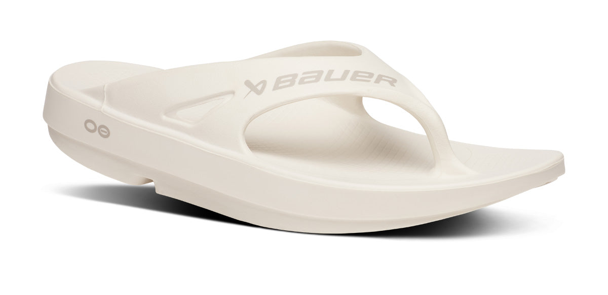 BAUER/OOFOS Men’s OOriginal Sport Sandal ?C Chalk