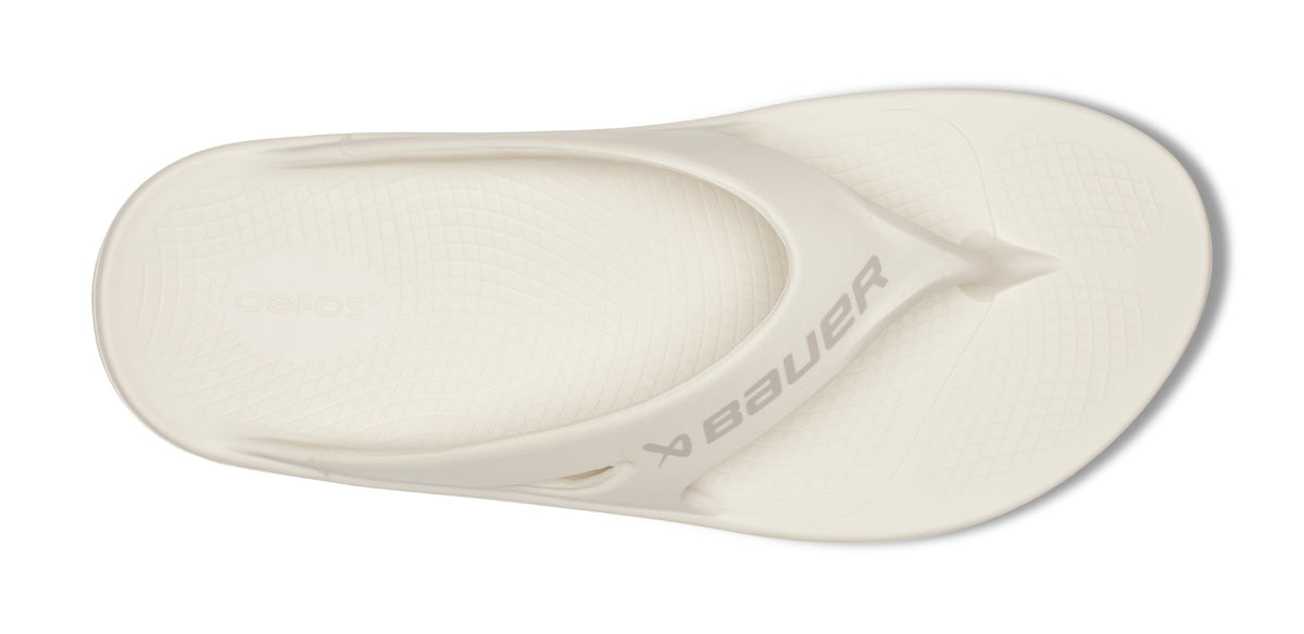 BAUER/OOFOS Men’s OOriginal Sport Sandal ?C Chalk