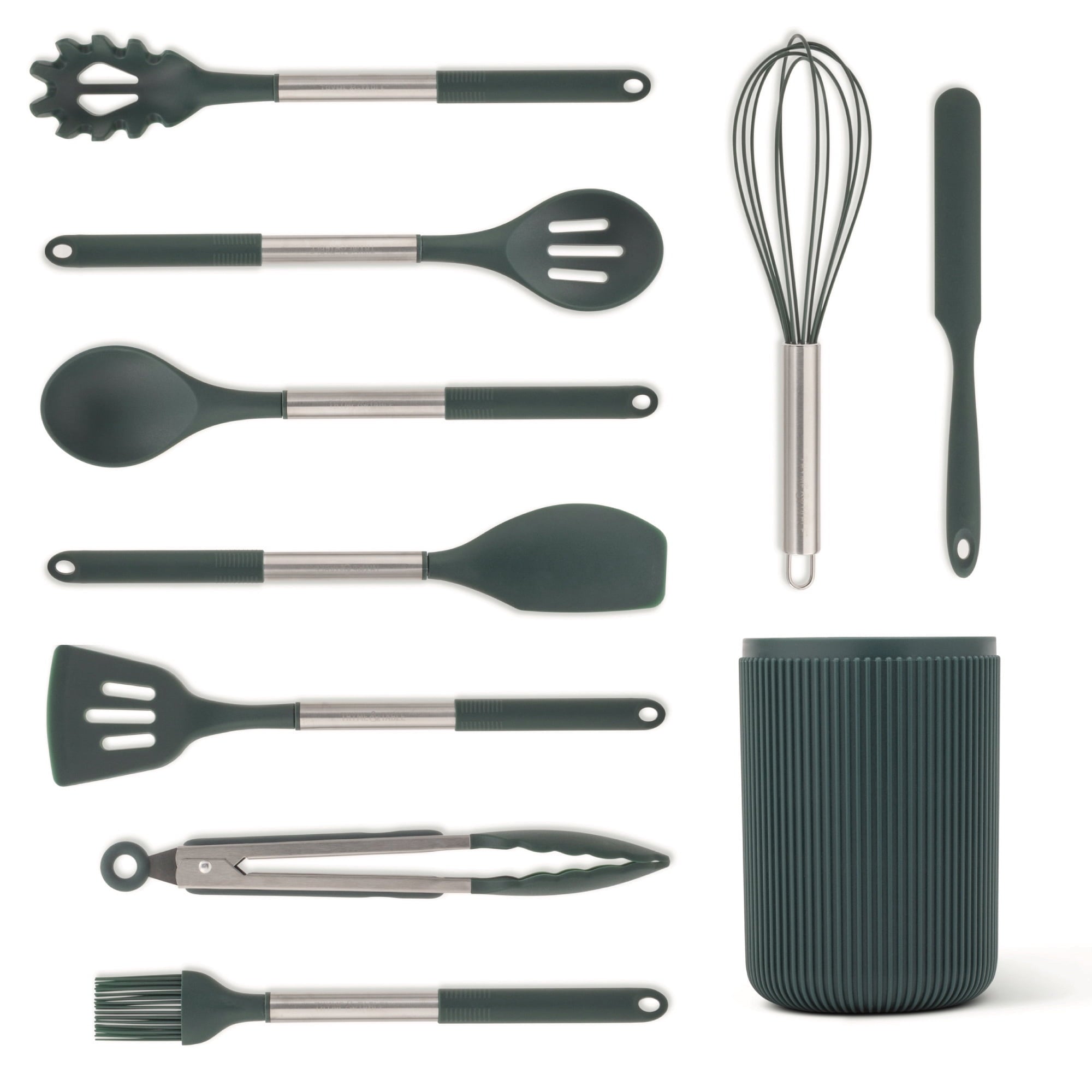 Thyme &amp; Table 10-Piece Silicone Gadget Set - Green