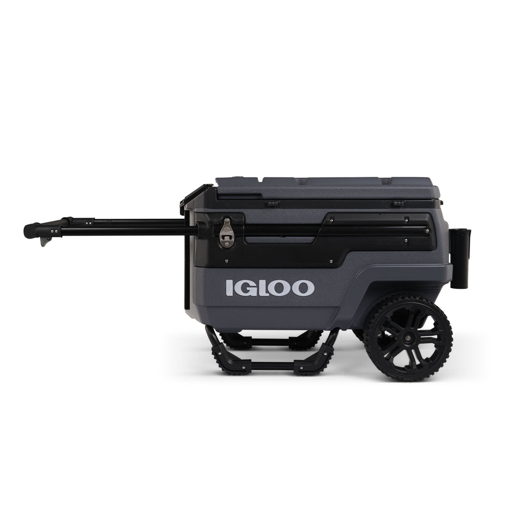 70 QT Trailmate Journey Rolling Cooler, Carbonite Gray