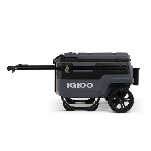 70 QT Trailmate Journey Rolling Cooler, Carbonite Gray