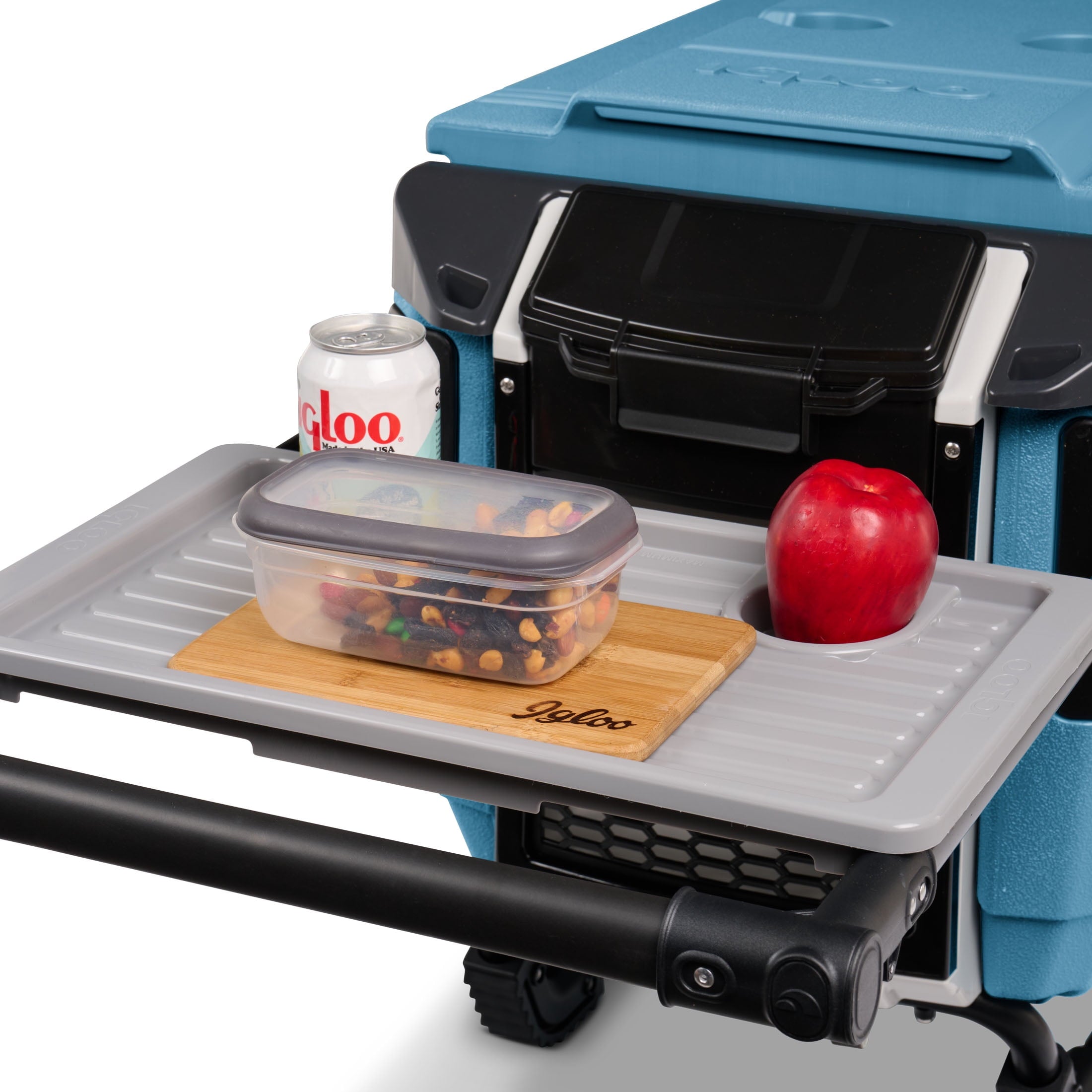 70 QT Trailmate Journey Rolling Cooler, Carbonite Gray