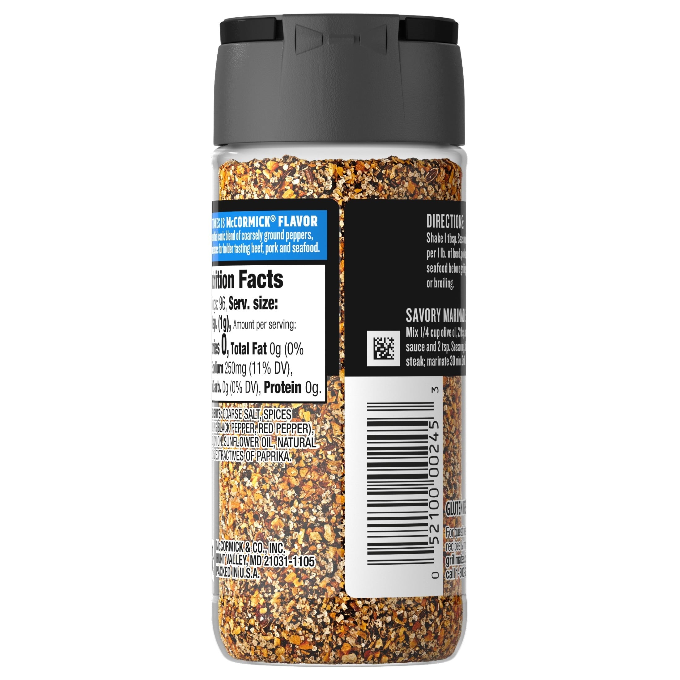Montreal Steak Seasoning, 3.4 oz Bottle