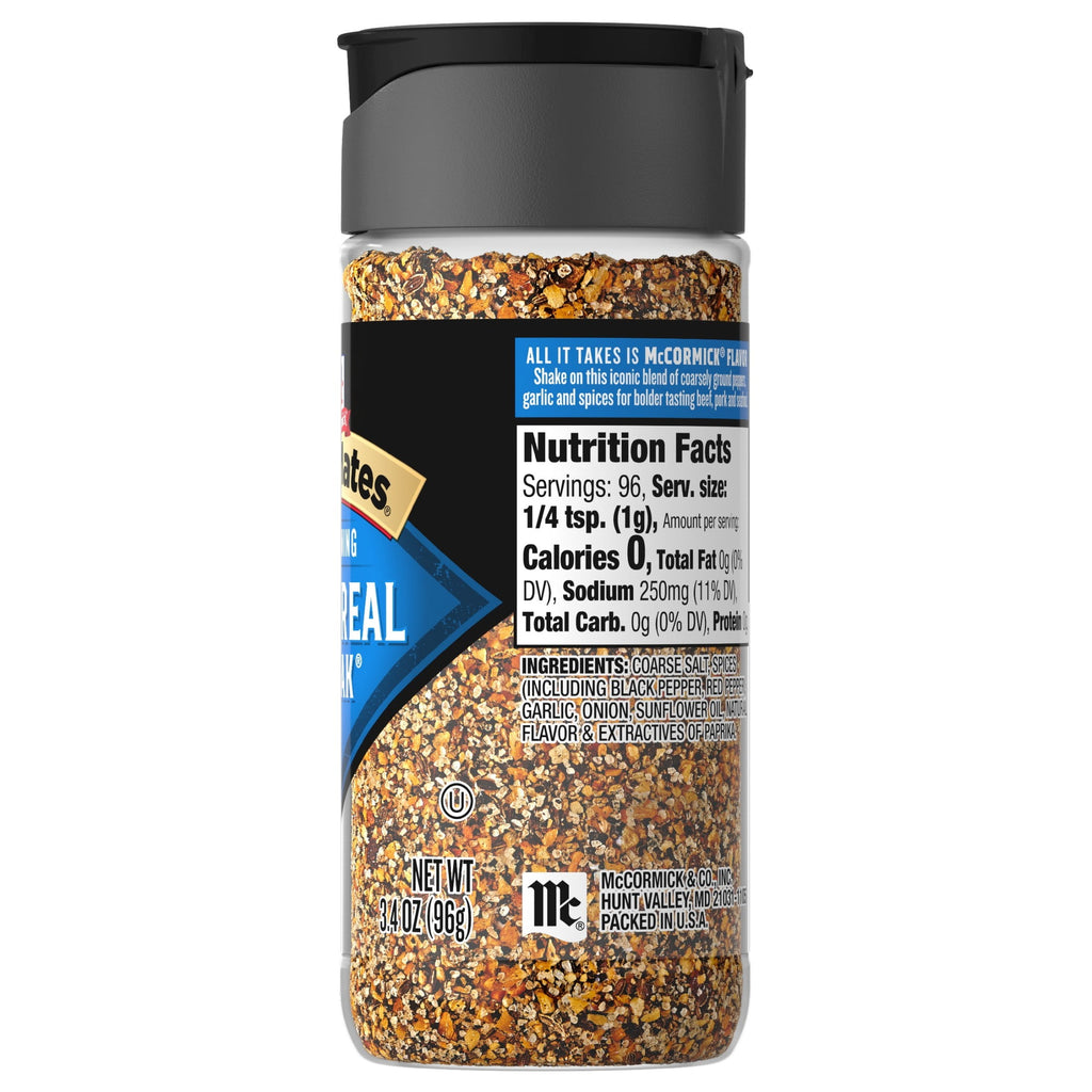 Montreal Steak Seasoning, 3.4 oz Bottle