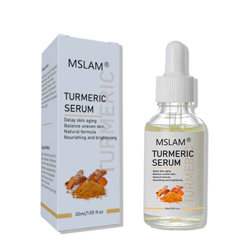 Turmeric Serum For Dark Spots Turmeric Dark Spots Corrector Serum For Face Moisturizing Massage Essence Reduces Hyper Pigmentation Age&amp;Sun Spots 30ml,Essence Clearance,White
