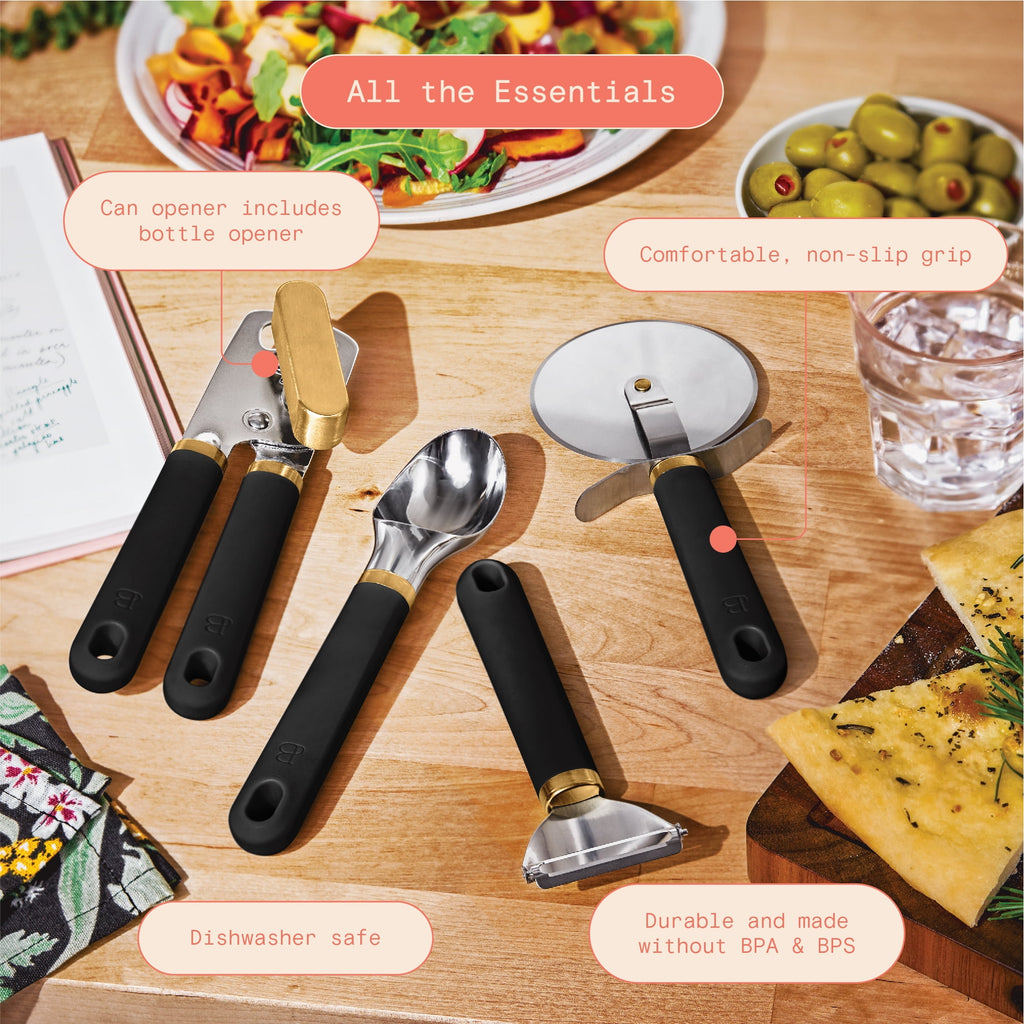 4-Piece Essentials Gadget Set, Porcini Taupe by Drew Barrymore