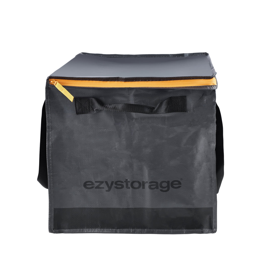 22.1 Gallon, Large, Heavy-Duty Collapsible Utility Storage Bag with Zipper and Reinforced Handles