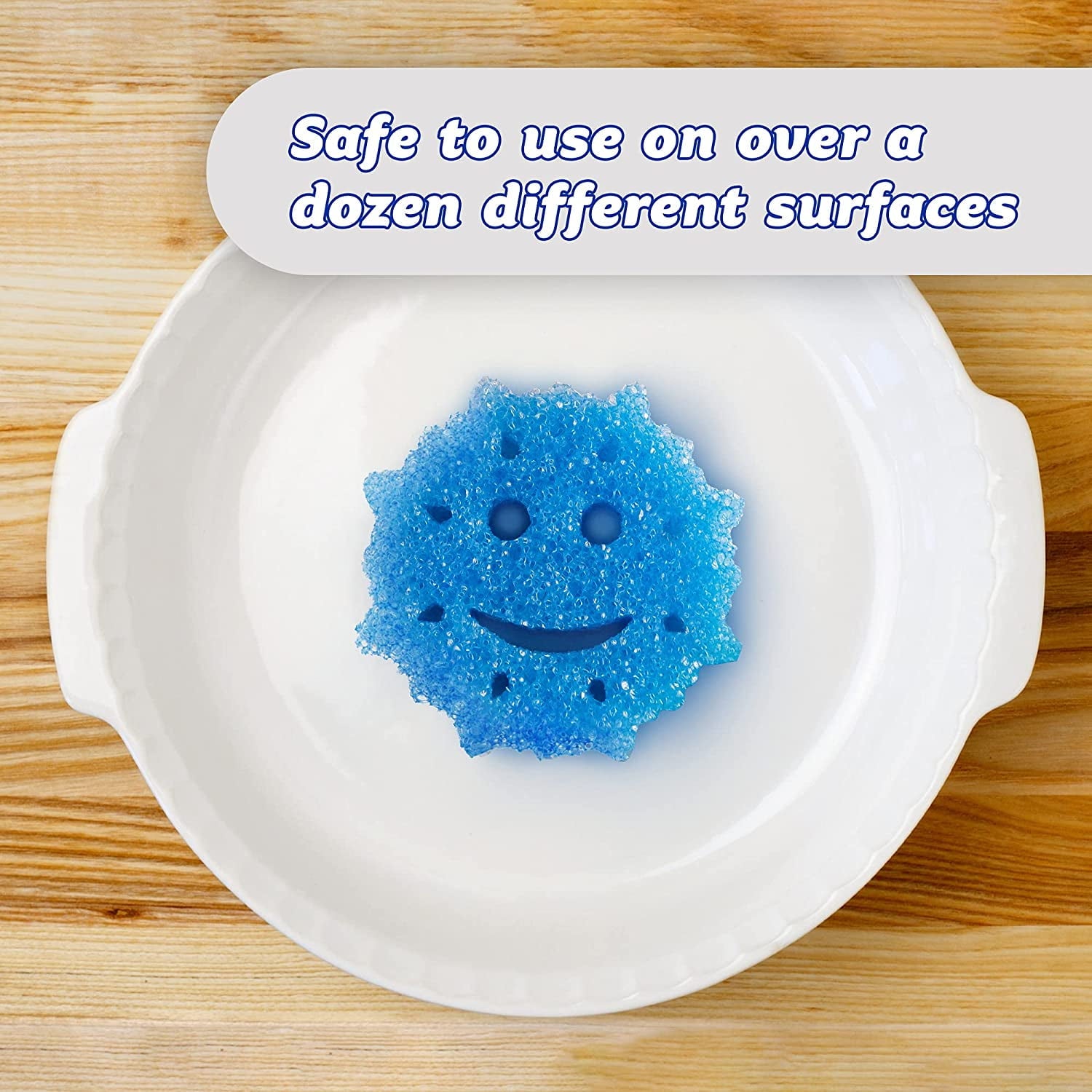 Winter Shapes Non-Scratch Cleaning Sponges, 3 Count