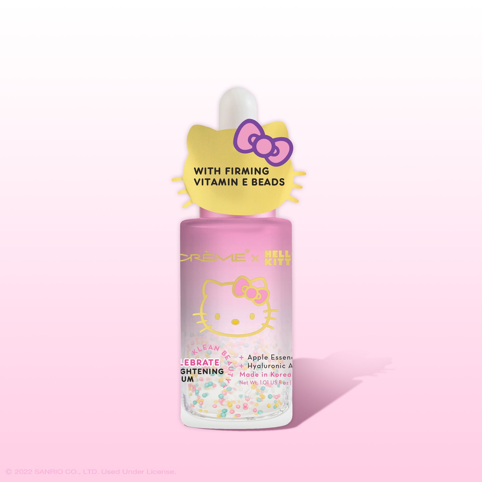 The Creme Shop, Klean Beauty™, Hello Kitty Brightening Apple Essence Serum, 1.01 oz.