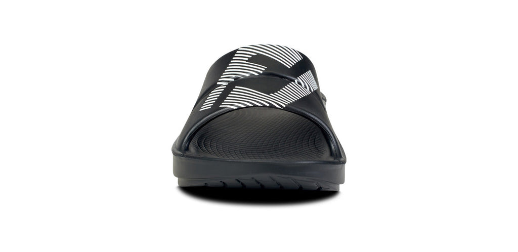 FJ X OOFOS Men’s OOahh Sport Slide Sandal – Black