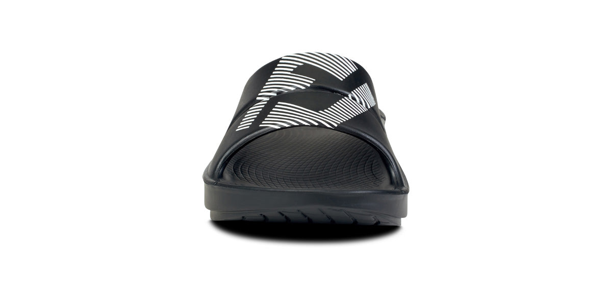 FJ X OOFOS Men’s OOahh Sport Slide Sandal – Black