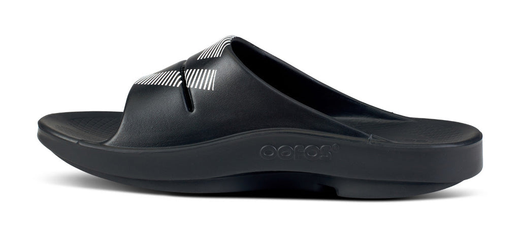 FJ X OOFOS Men’s OOahh Sport Slide Sandal – Black