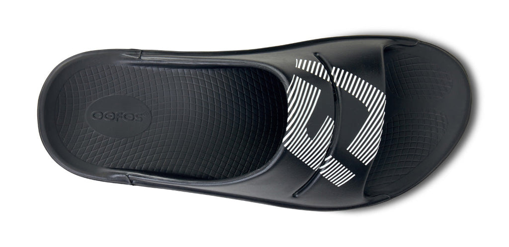 FJ X OOFOS Men’s OOahh Sport Slide Sandal – Black
