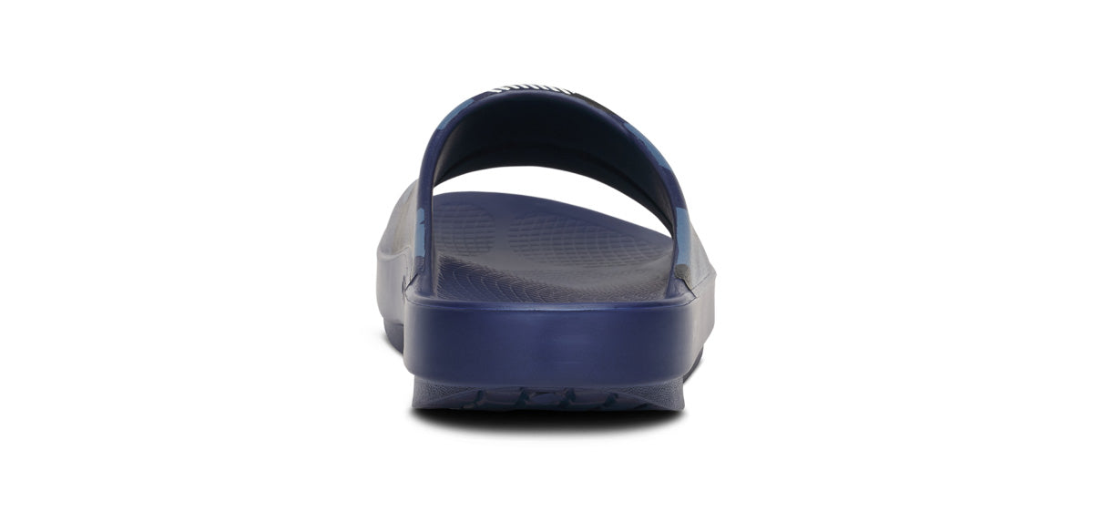 FJ X OOFOS Men’s OOahh Sport Slide Sandal – Navy Camo
