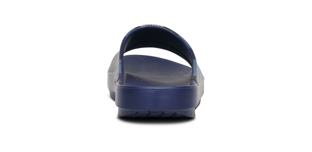 FJ X OOFOS Men’s OOahh Sport Slide Sandal – Navy Camo