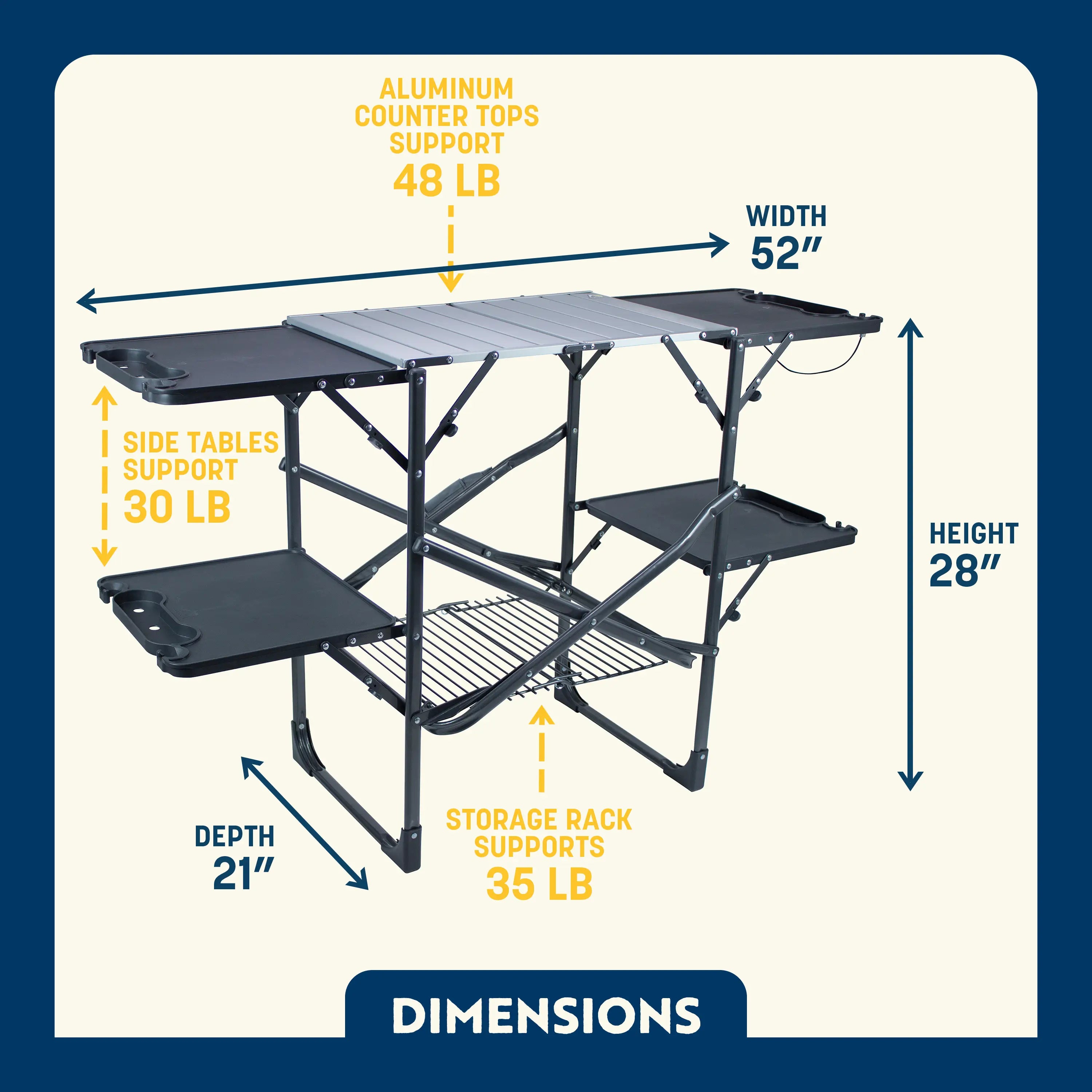 GCI Outdoor Slim-Fold Cook Station™